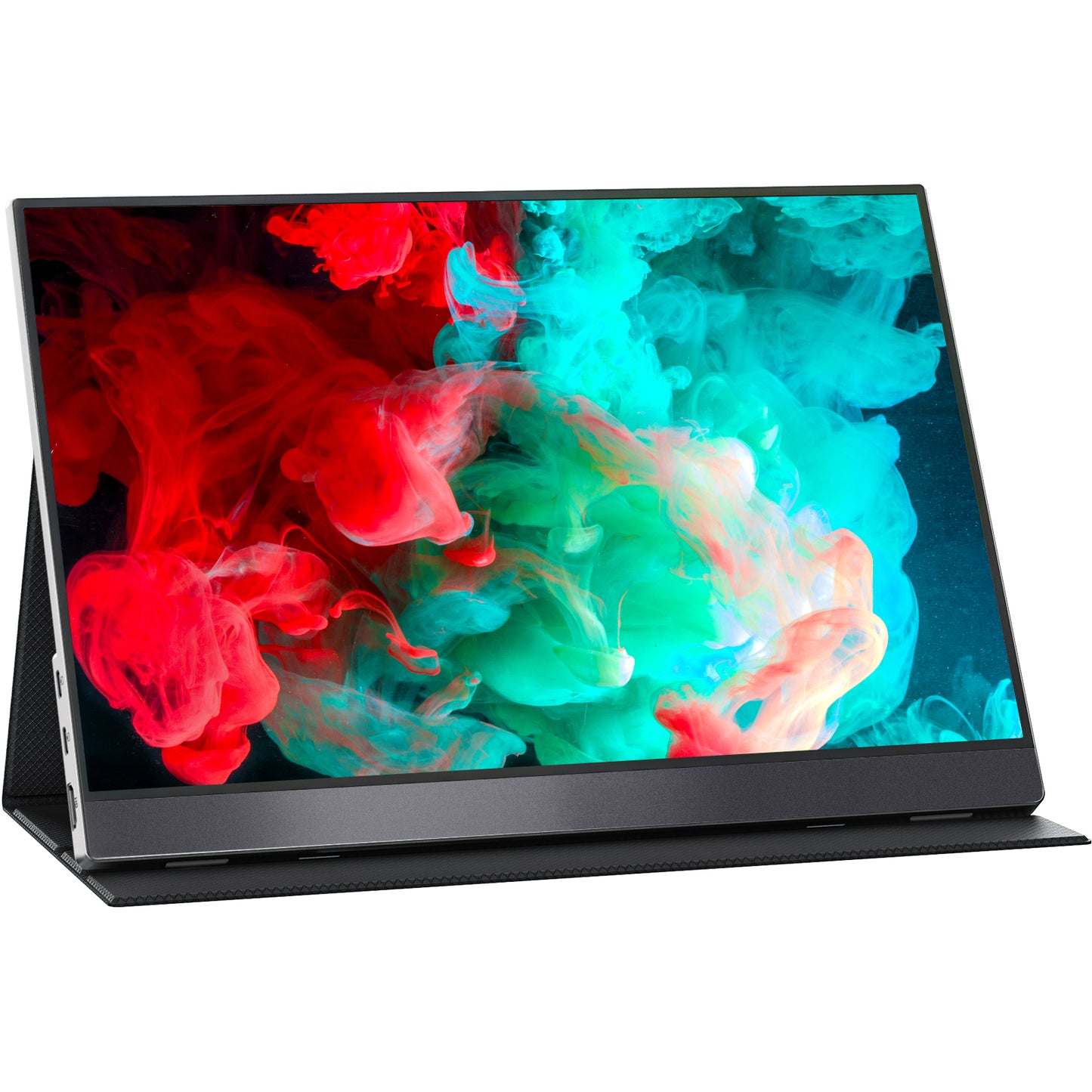 VisionOwl Portable Monitor-15.6 Inch Travel Screen FHD 1080P FreeSync Frameless USB-C Computer Display