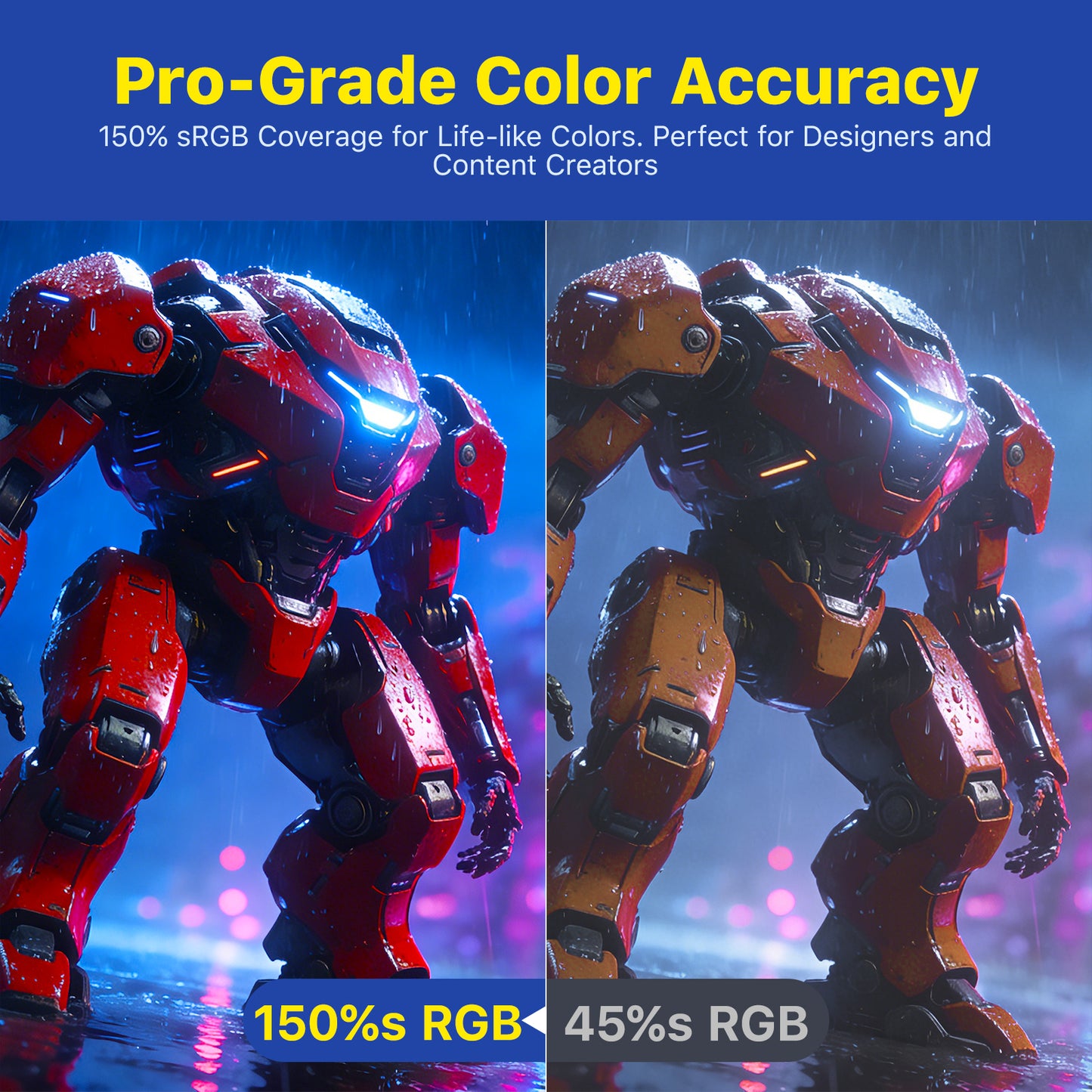 VisionOwl Large Portable Monitor 17.3-Inch 4K UHD 600 nits Laptop Monitor 150% sRGB USB-C HDMI IPS Portable Screen for Laptop PC Mac PS5 Xbox Built-in Kickstand Speakers VESA Mountable